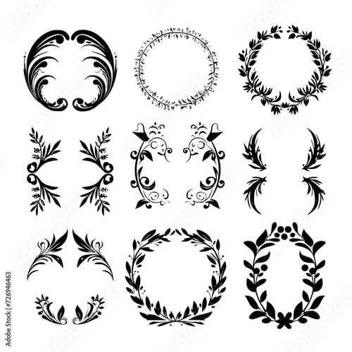 wreath svg, wreath png, wreath frame, frame svg, frame illustration, wreath illustration, frame, vector, vintage, floral, design, decoration, pattern, ornament, border, illustration, flower, ornate, a