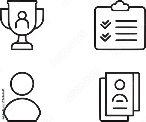 exam icon set vector design 