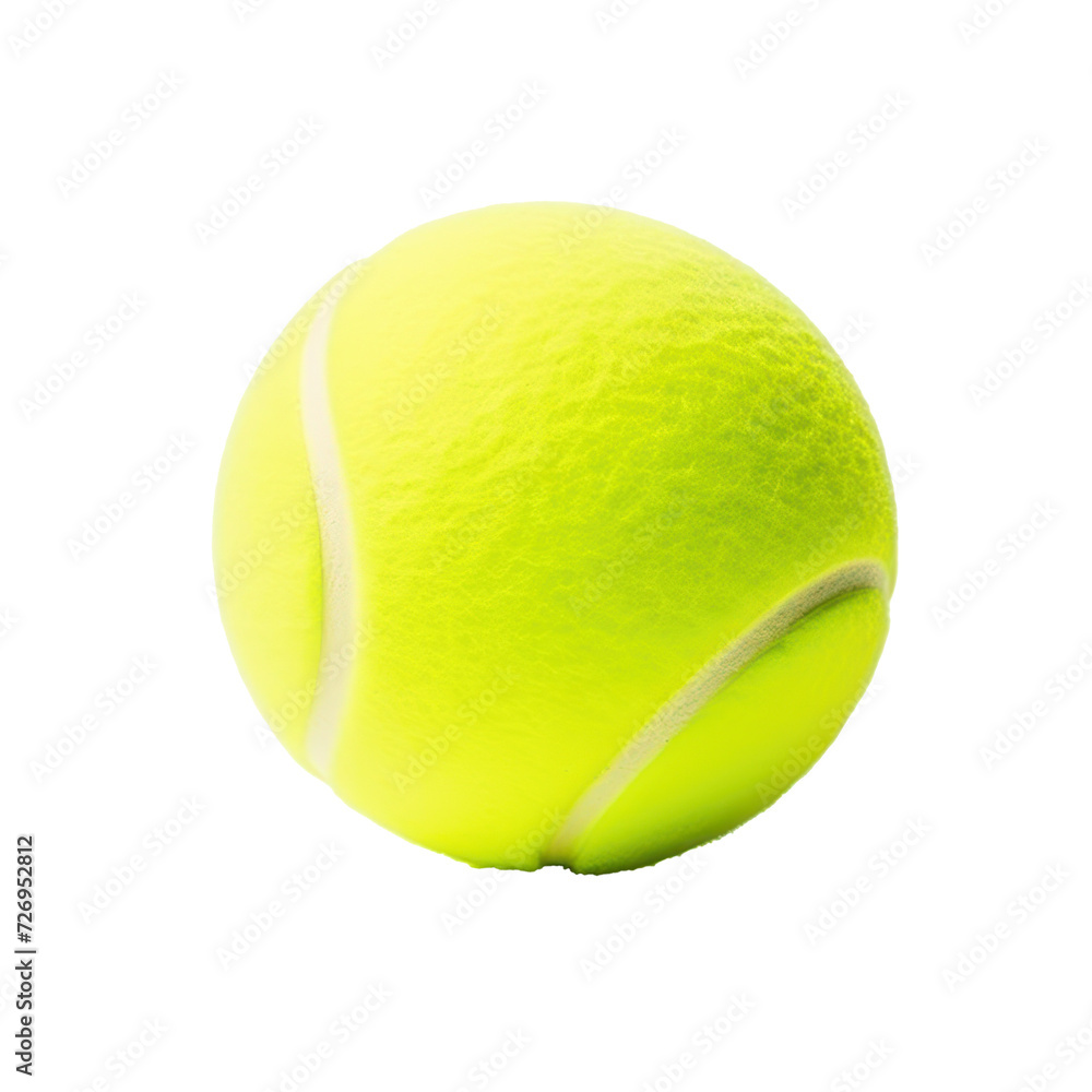 Tennis ball on transparency background PNG