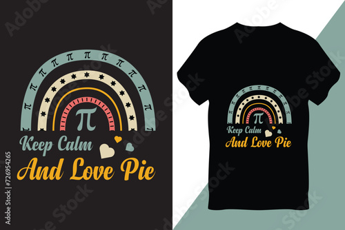Pi Day T-Shirt Design Vector