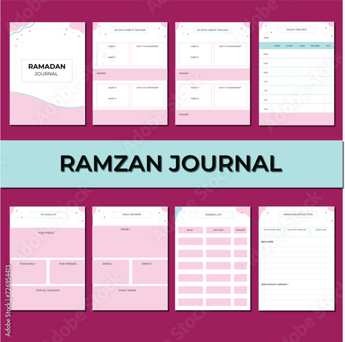 Ramadan journal planner