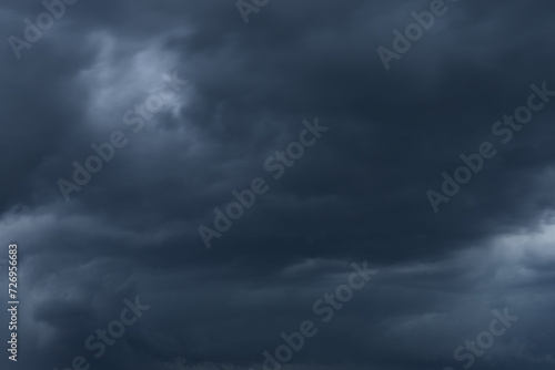 Fototapeta Closeup shot of storm clouds