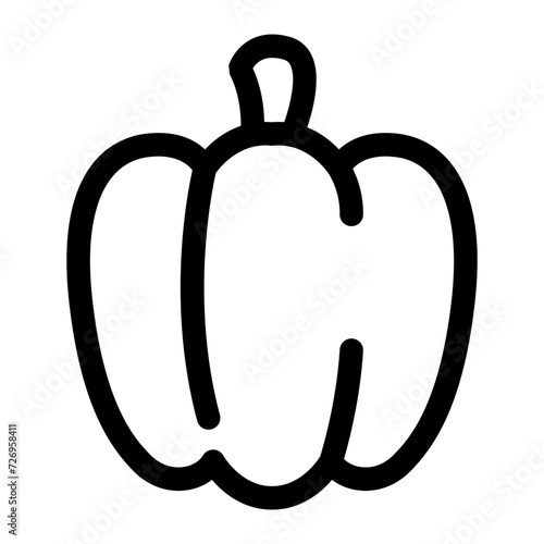 Sweet pepper icon