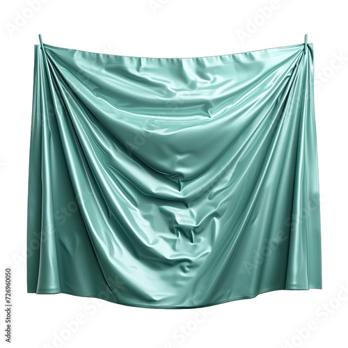 A Sterile Surgical Drape.. Isolated on a Transparent Background. Cutout PNG. photo
