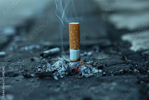 Smoking issue concept background 