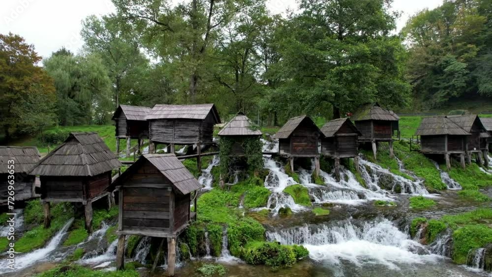 One of the most popular destinations in the north of Bosnia and Herzegovina are the water mills near Jajce. One of the most popular destinations in the north of Bosnia and Herzegovina are the water mills near Jajce.