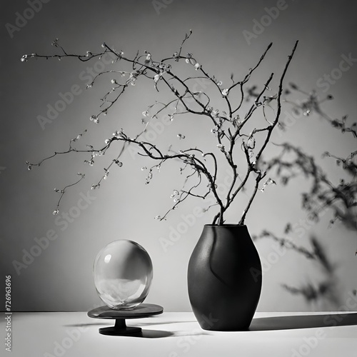 whats app dps - Capture the ethereal dance of light and shadow in a stunning monochromatic photograph with selective color details, revealing the hidden poetry of everyday objects. photo
