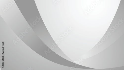 White and gray abstract background wallpaper for presentation with gradient vector image