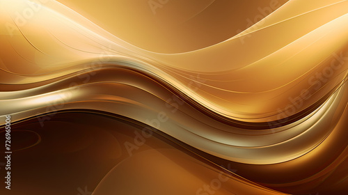 Gold over Silver-themed abstract background  dynamic patterns  metallic gradients  and sleek elements  a sense of luxury and glamour Ai Generative