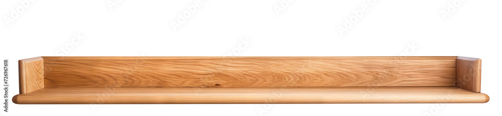 Fototapeta premium Wooden shelf cut out