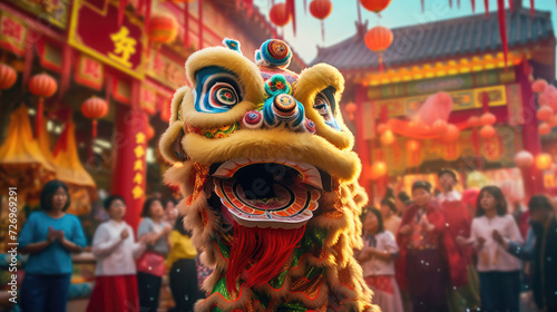 The art of the lion dance at Chinese New Year celebrations
