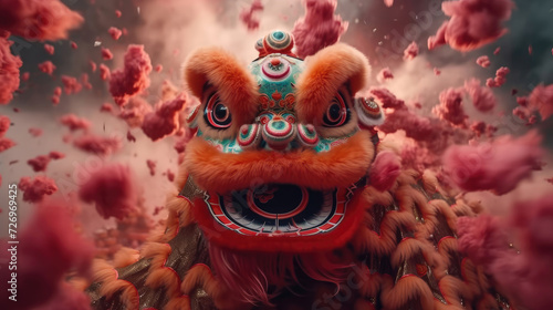 The art of the lion dance at Chinese New Year celebrations