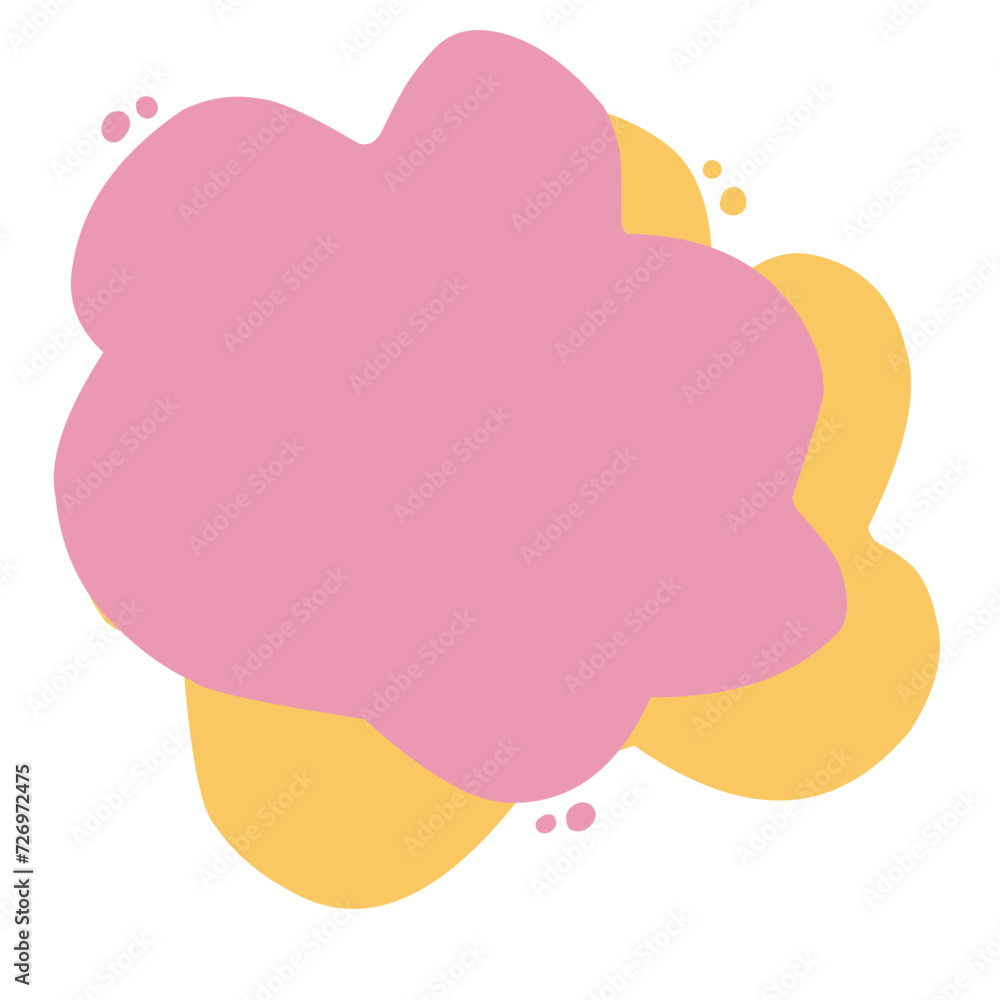 Blob text box. Speech bubble. Blob text box. Speech bubble.