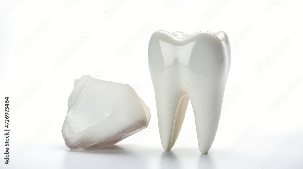 tooth isolated on a white background tooth isolated on a white background