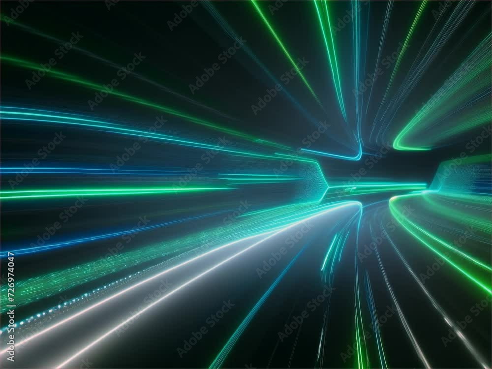Blue Starlight Trails Illuminate Abstract Tunnel with Glowing Lines, Creating a Dynamic Nighttime Energy Wallpaper Blue Starlight Trails Illuminate Abstract Tunnel with Glowing Lines, Creating a Dynamic Nighttime Energy Wallpaper