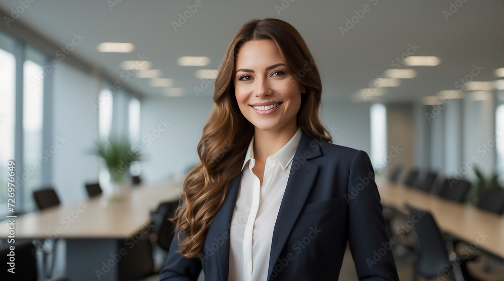 Young successful businesswomen smiling to the camera Young successful businesswomen smiling to the camera