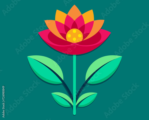 Flower flowers plant blossom herb perennial floret floweret inflorescence beautiful perfect lowely vector