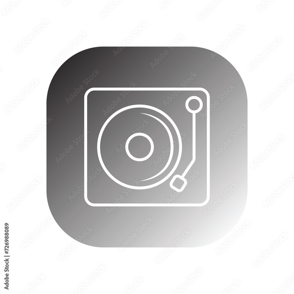 icon dj vector icon dj vector