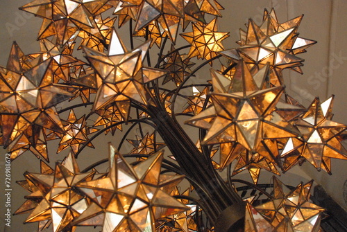 Craft star lamp, with many stars