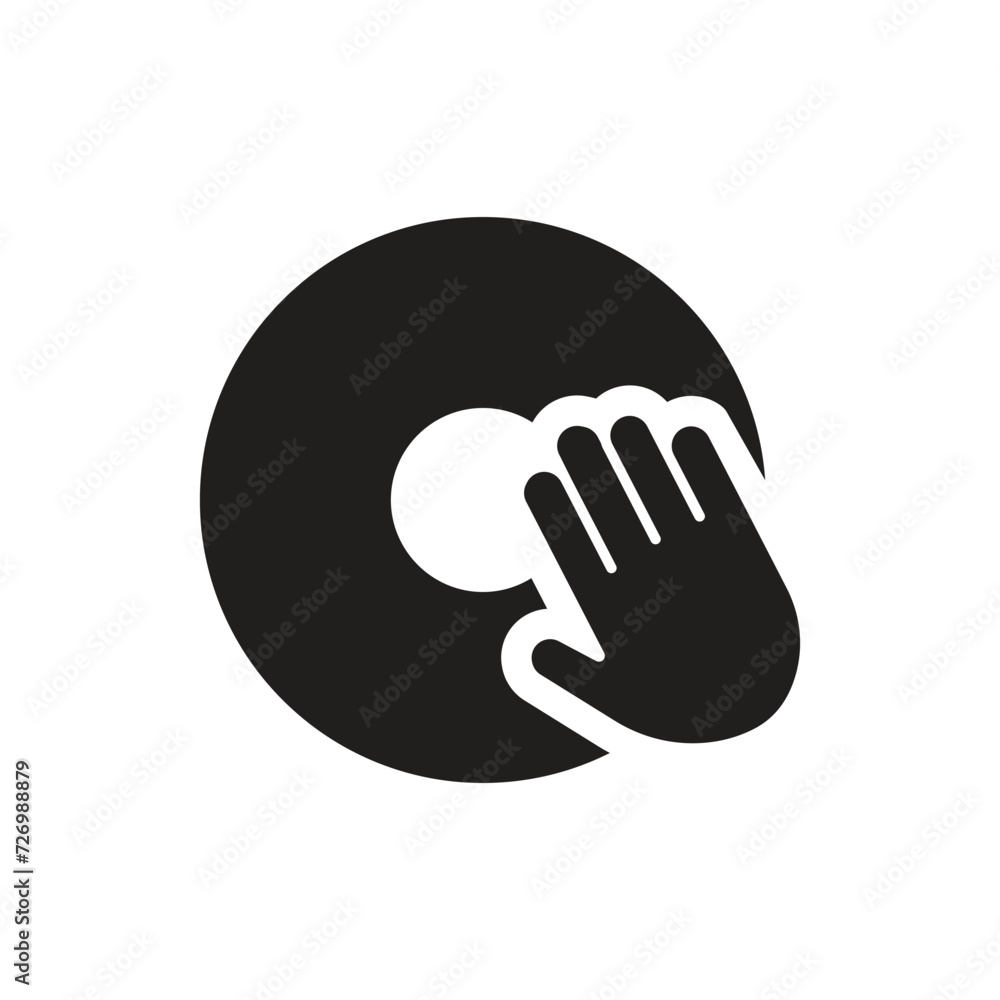 Fototapeta premium icon dj vector