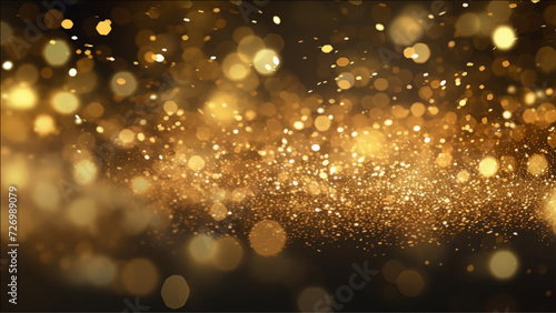 glitter lights grunge background, glitter defocused abstract Twinkly Lights gold dust glitter background.
