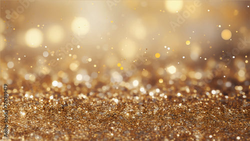 glitter lights grunge background, glitter defocused abstract Twinkly Lights gold dust glitter background. 