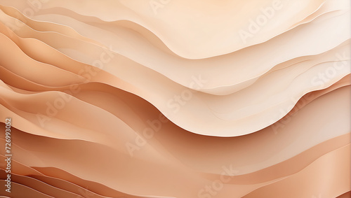 Soft brown and cream colored background with gradient as graphics resource for card design, presentation design, template design