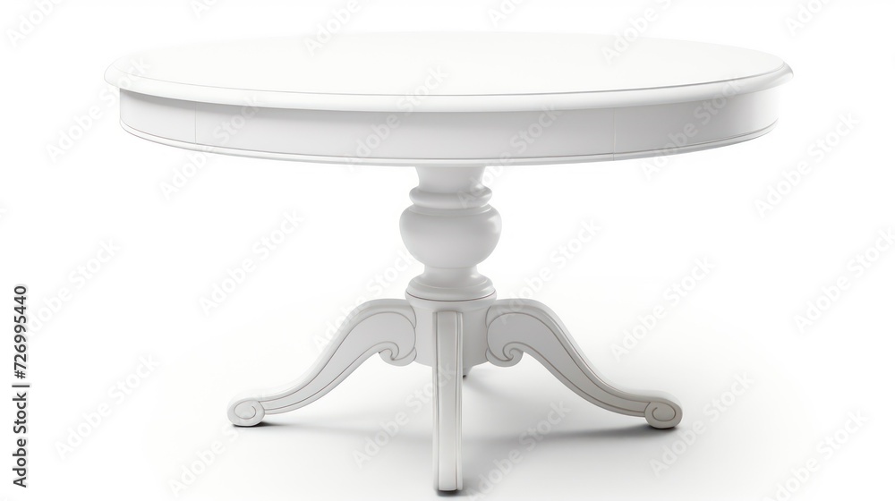 round table isolated on white background round table isolated on white background
