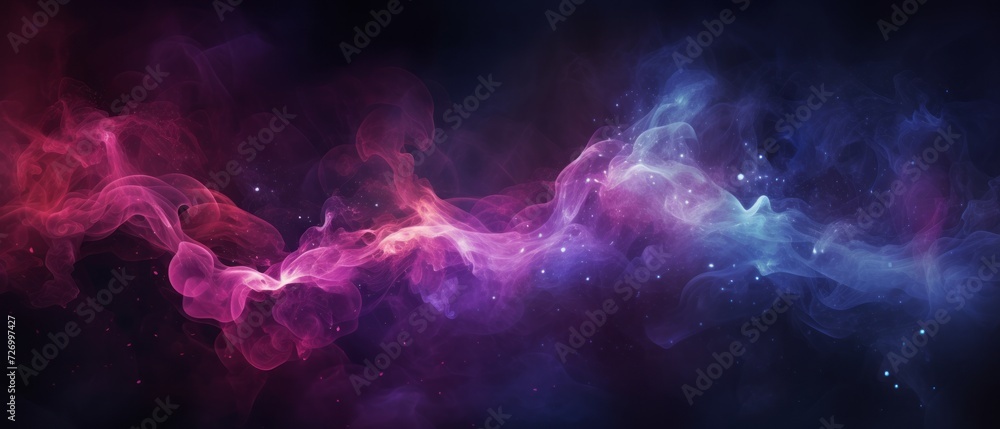 abstract magic: dark bokeh background with enchanting smoke, sparks, and neon glow abstract magic: dark bokeh background with enchanting smoke, sparks, and neon glow