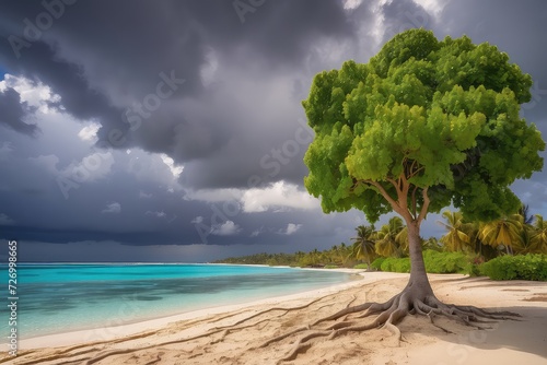 tropical beach, sand, sea, photography backdrop, wedding backdrop, maternity backdrop © Reha