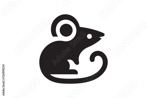 Rat icon art vector illustration