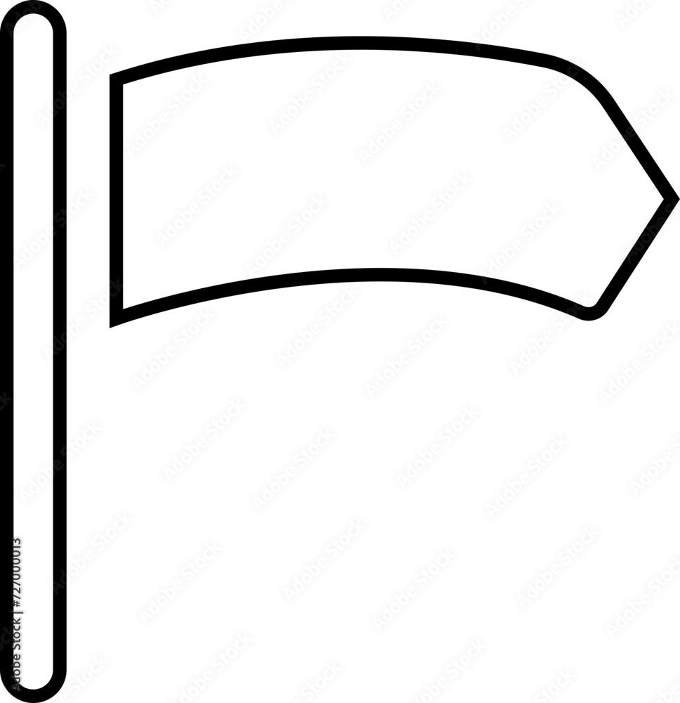 Flag black line icon. Outline vector isolated on transparent background. Waving Flag icons for Banners, Presentations, Web Pages. Simple logo for graphic and web design Flag black line icon. Outline vector isolated on transparent background. Waving Flag icons for Banners, Presentations, Web Pages. Simple logo for graphic and web design