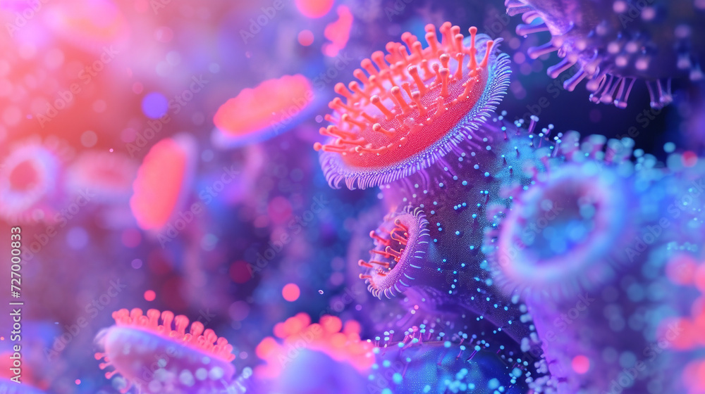 Naklejka premium Abstract macro organic background. 