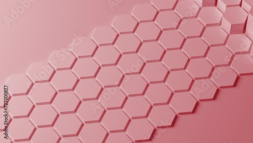 Wallpaper Mural Abstract red honeycomb. Abstract Hexagonal Diamonds. Modern template for documents, reports and presentations. Sci-Fi Futuristic. 4K motion graphic video. Seamless looping Torontodigital.ca