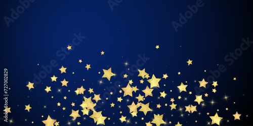 Magic stars vector overlay.  Gold stars scattered