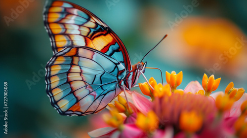 模様の綺麗な蝶
