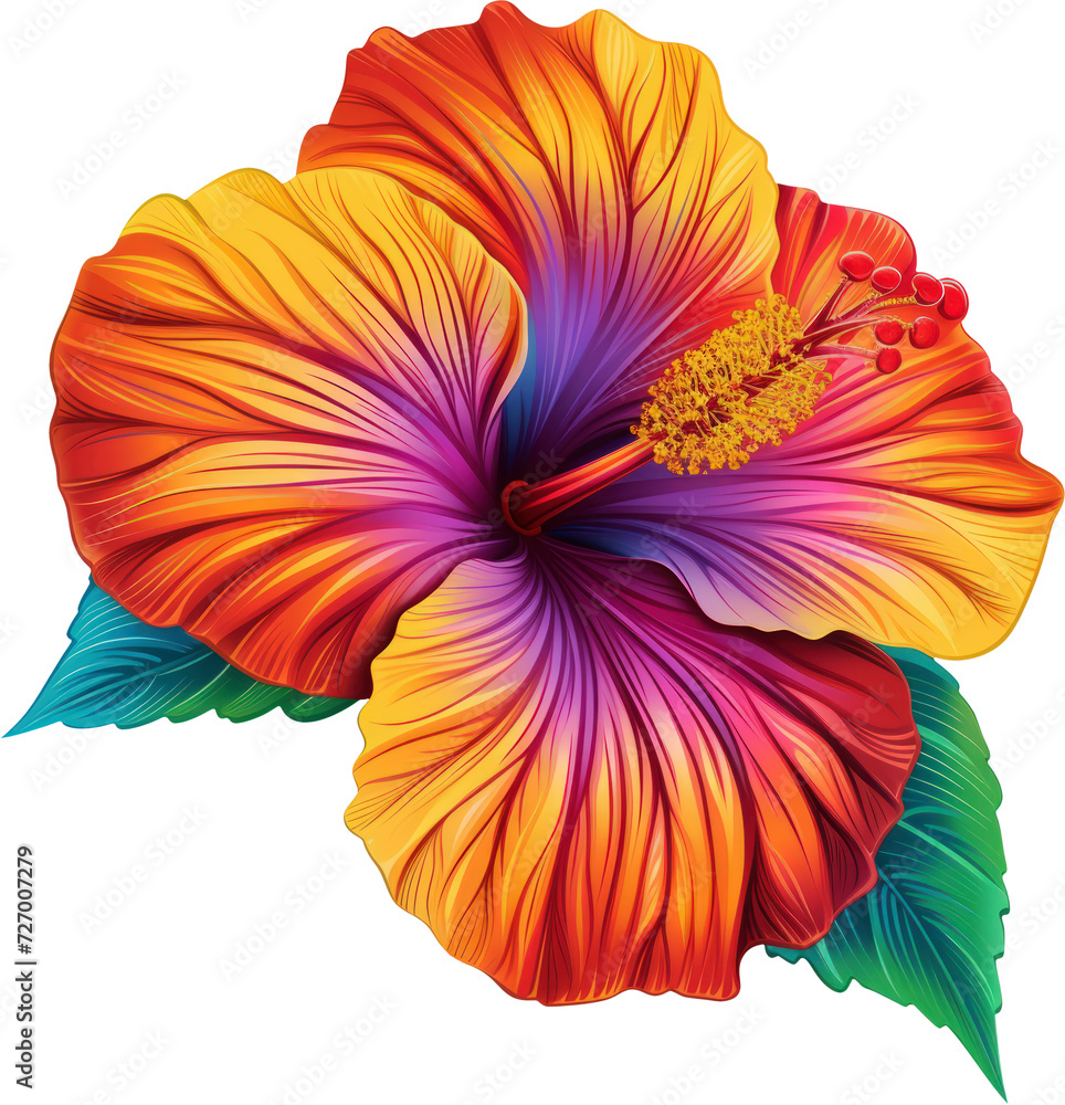 Hibiscus flower transparent background PNG clipart Stock Photo | Adobe