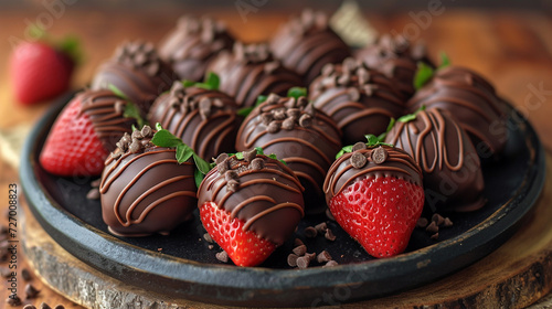 chocolate-covered strawberries © Ольга Дорофеева