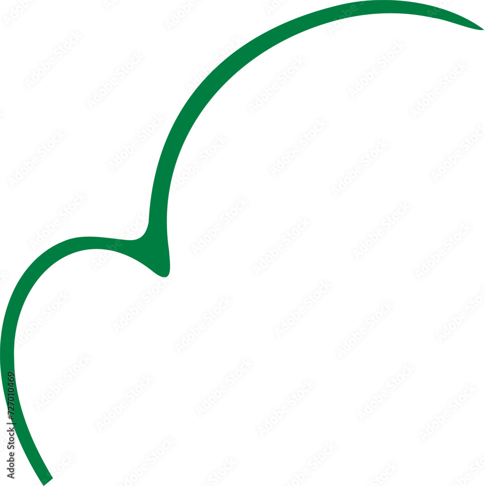 Hand drawn line illustration. Decorative line design element Hand drawn line illustration. Decorative line design element