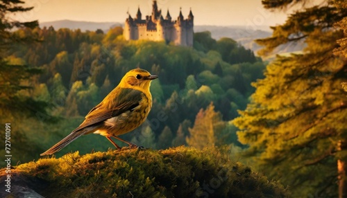 密かにお城に仕える小鳥さん photo