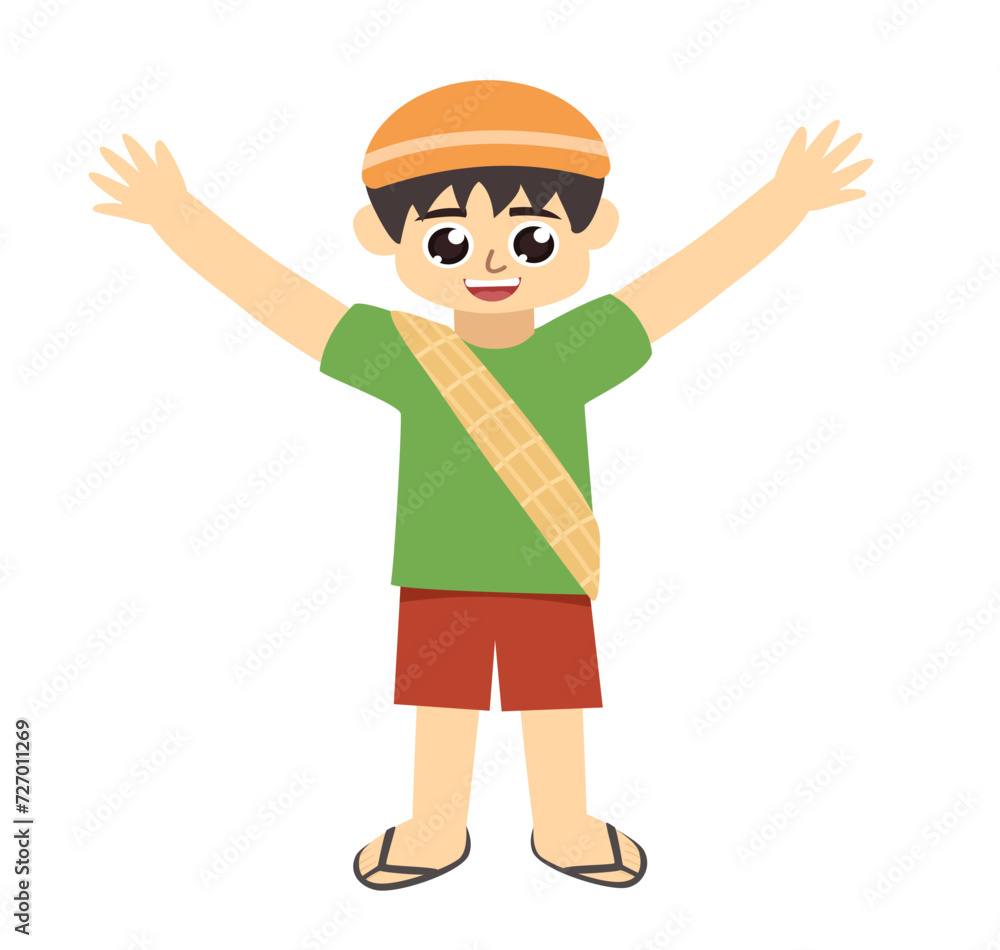 Ramadhan series / boy happily welcomes Ramadhan Ramadhan series / boy happily welcomes Ramadhan