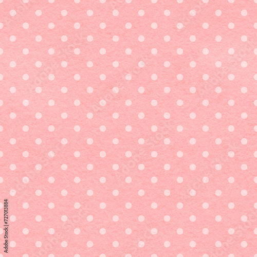 Red Watercolor With White Dot Seamless Pattern And Background