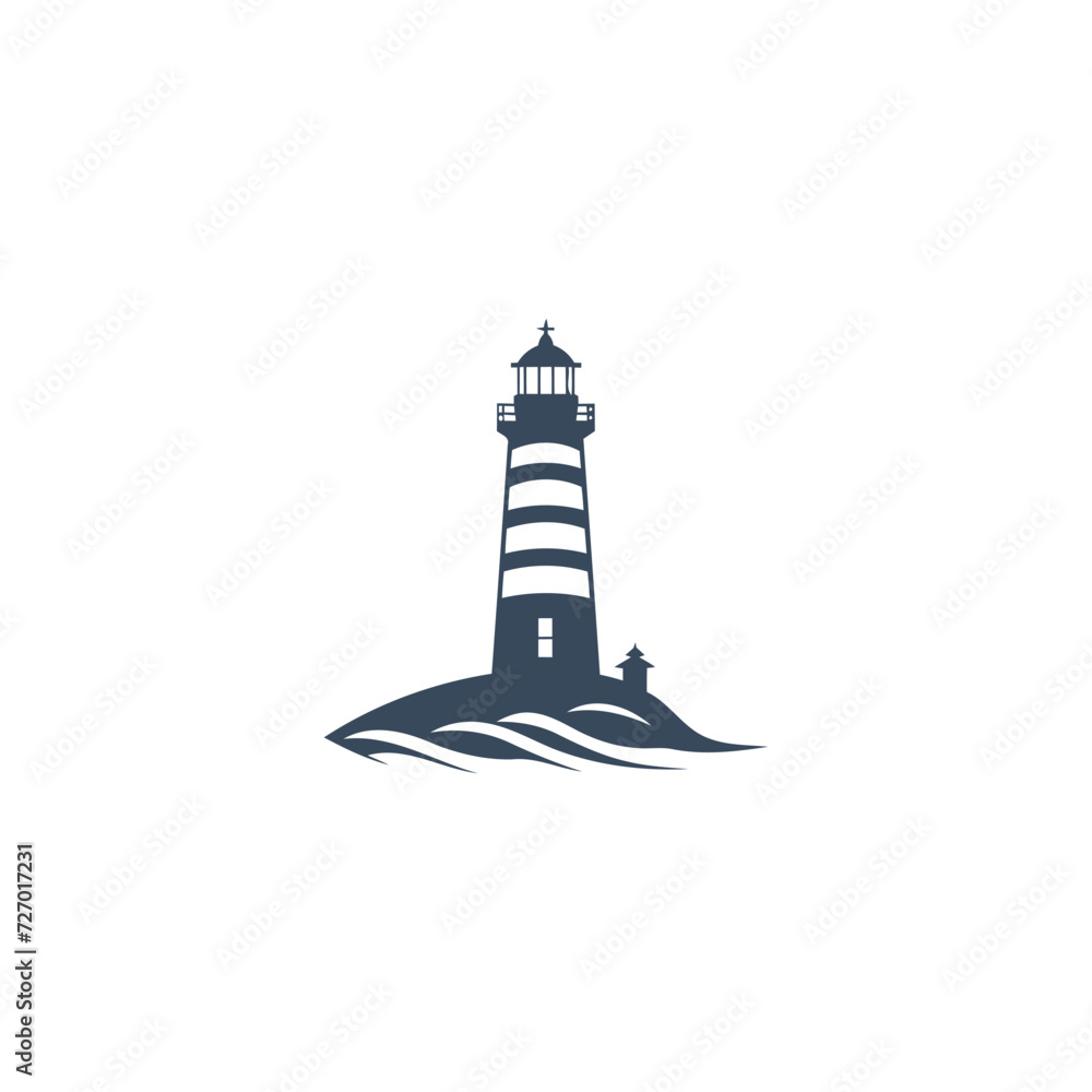 Lighthouse logo design vector template Lighthouse logo design vector template
