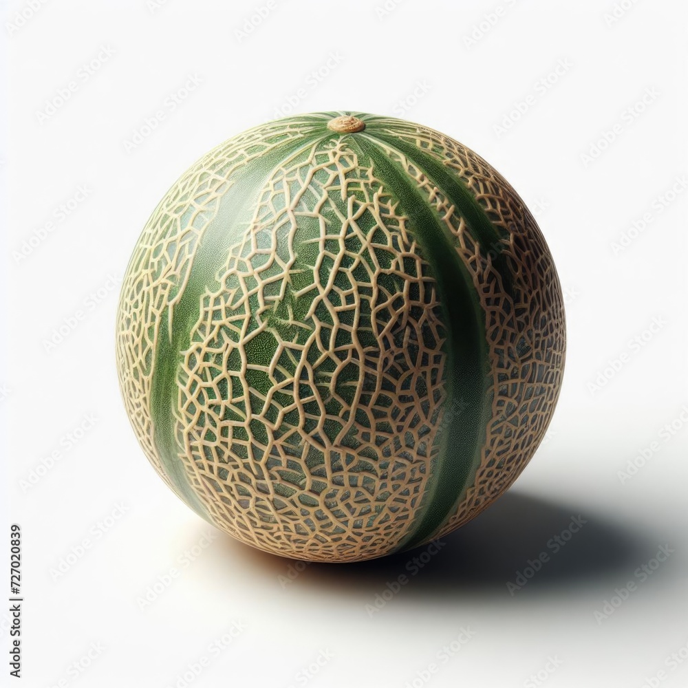 a rambutan on white background, digital art a rambutan on white background, digital art