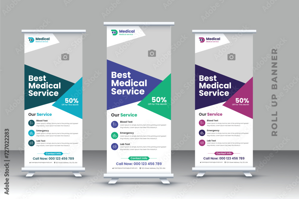 Medical Roll-Up Banner Template