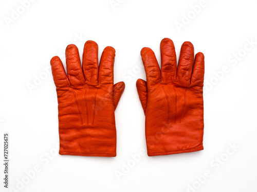 Men's gloves on a white background. © Mark Markau