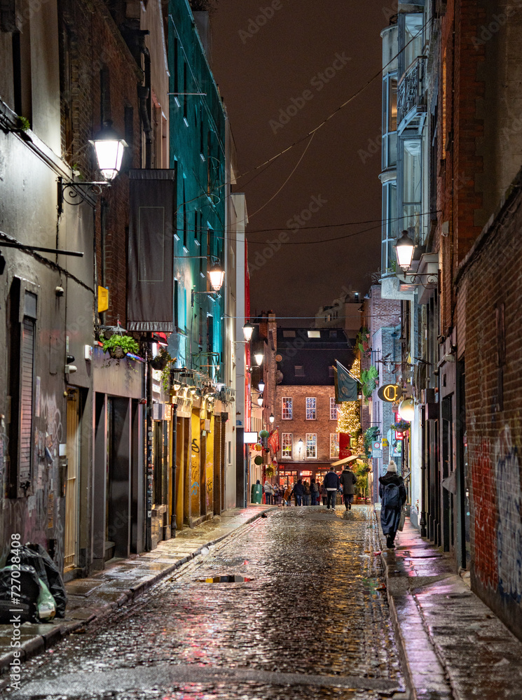 Fototapeta premium street in Dublin Ireland