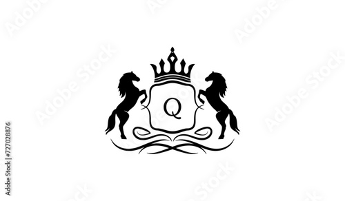 Luxury Alphabetical Lion Retro Logo