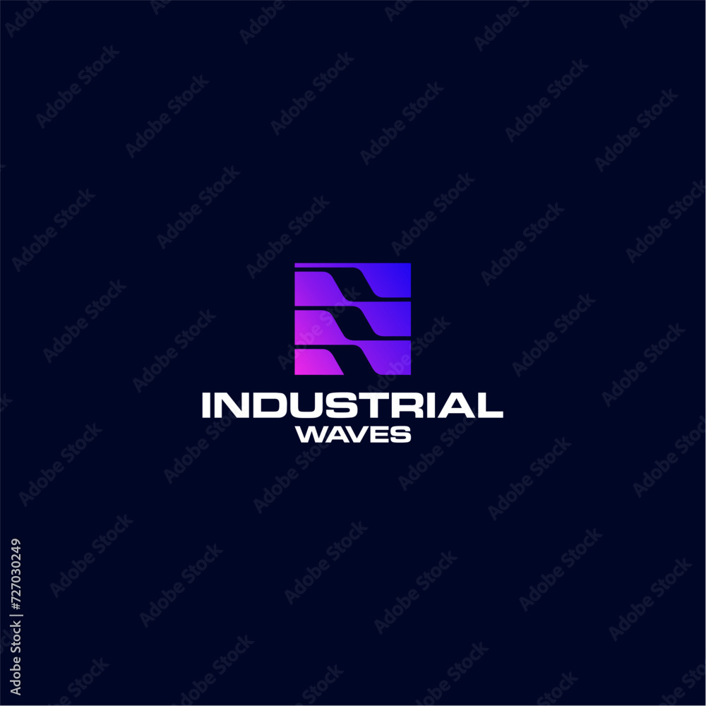 Fototapeta premium abstract logo design industrial logo design best minimalist logo design
