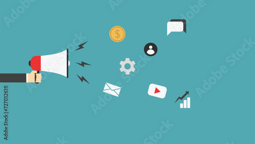 illustration of business concept